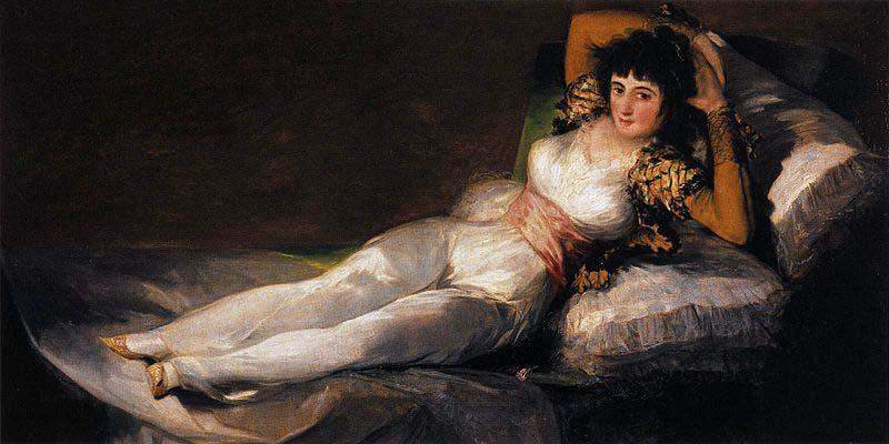 Francisco Goya The Clothed Maja Sweden oil painting art
